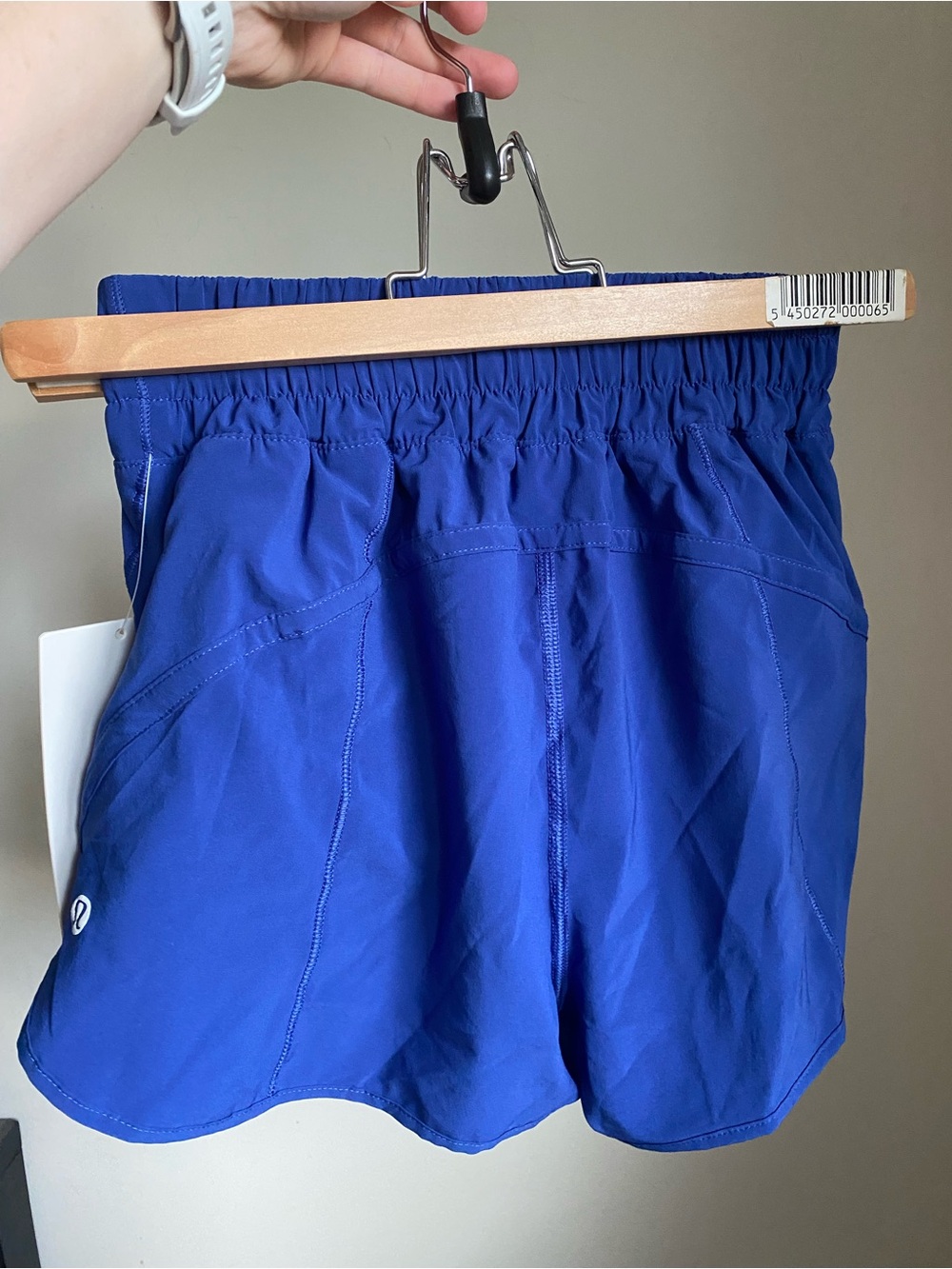NWT Lululemon Track That HR 3” Blue Size 4 - Picture 2 of 3